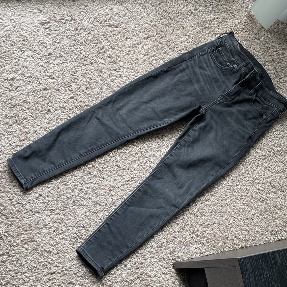 X-SHORT AE Gray Washed Jeggings
